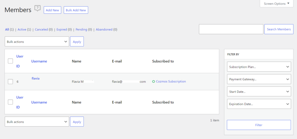 Managing your members with WooCommerce Stripe subscriptions