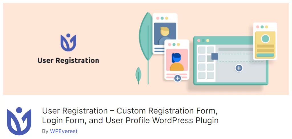 WordPress User Registration plugin
