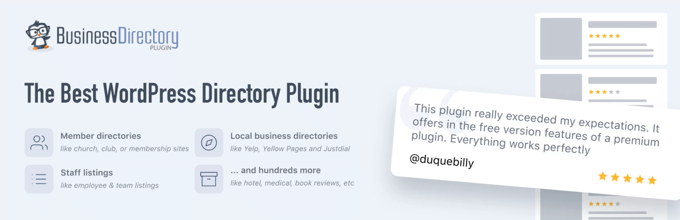 The Business Directory Plugin for WordPress