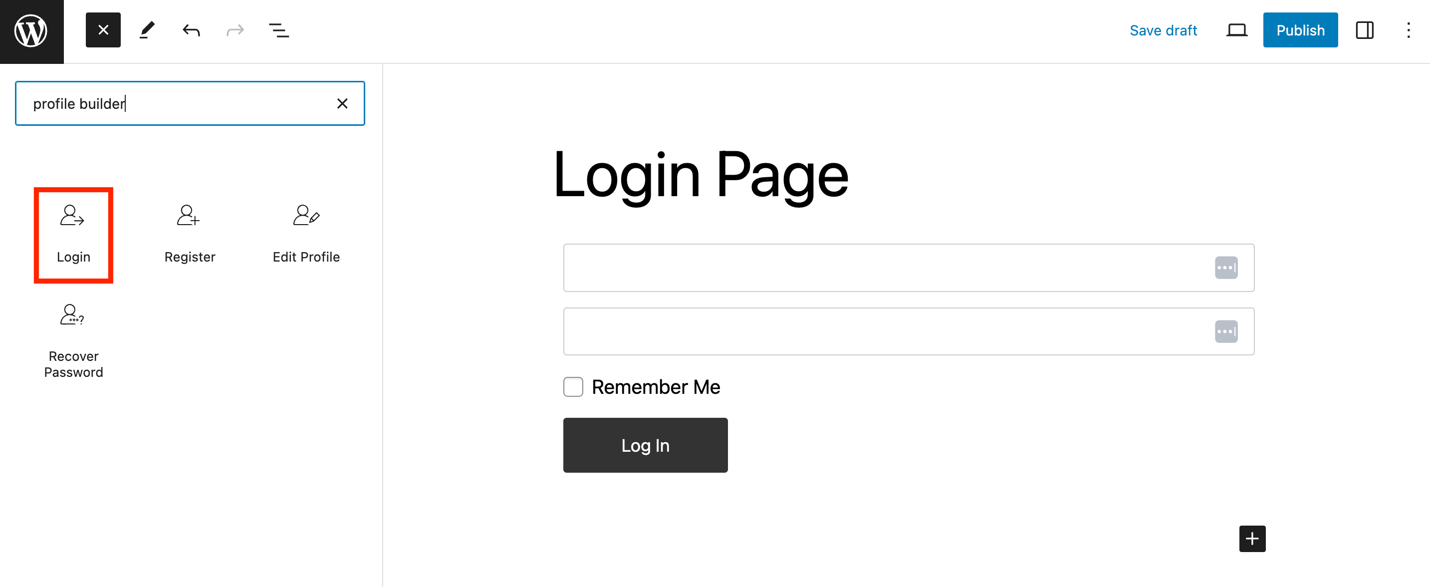 Creating a custom Login page in WordPress to password protect content