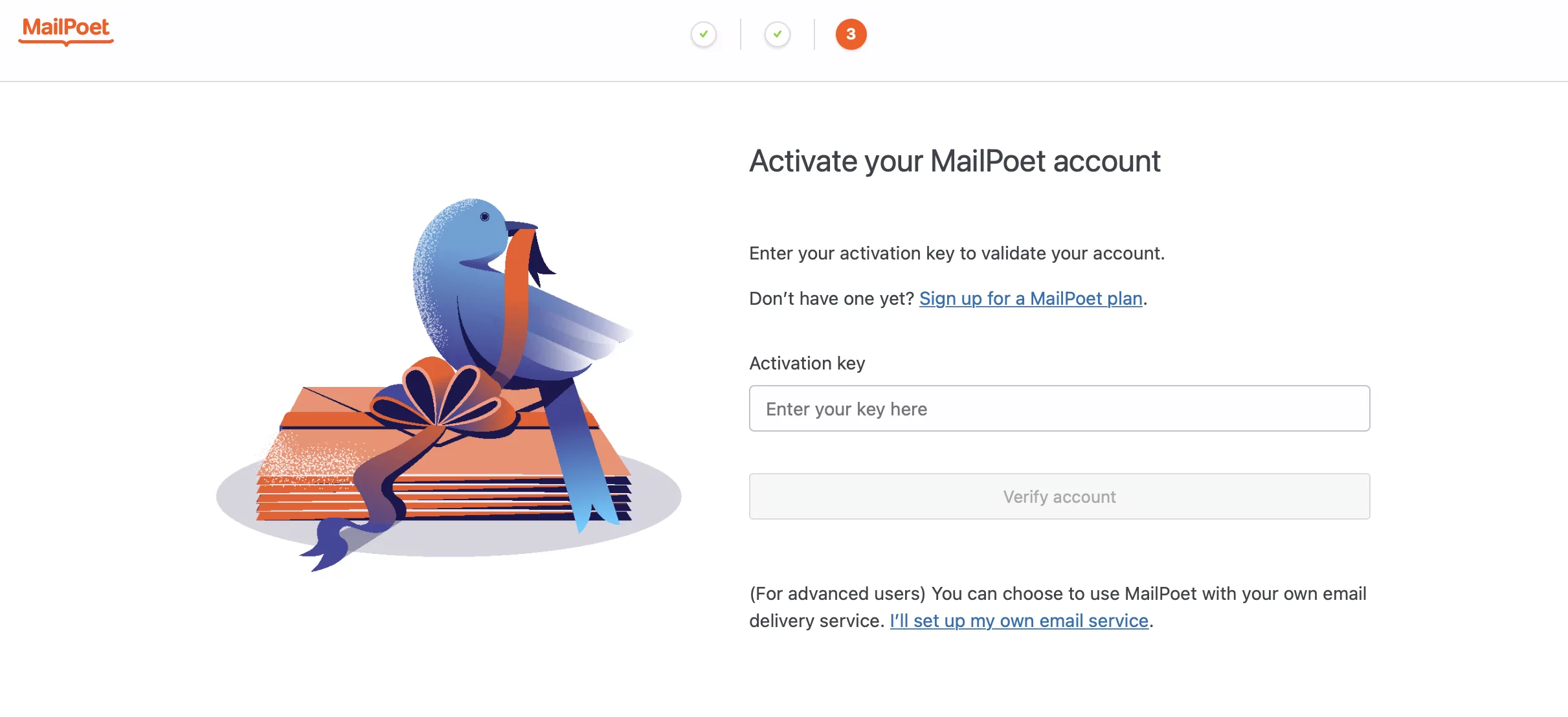 How to connect MailPoet to WordPress
