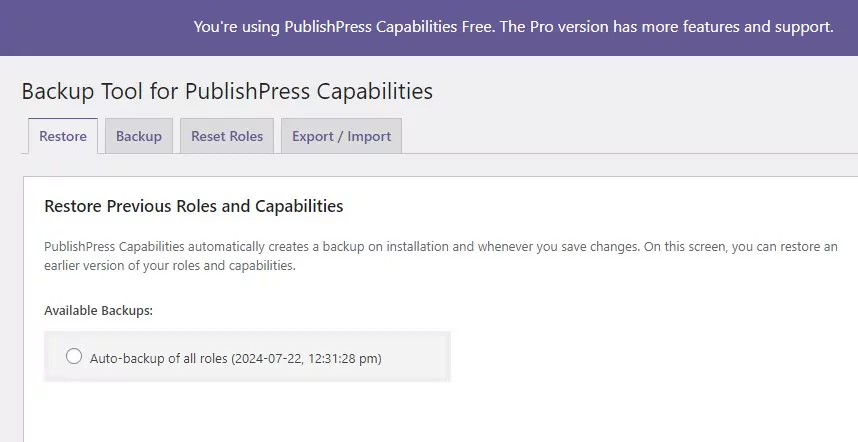 PublishPress capabilities