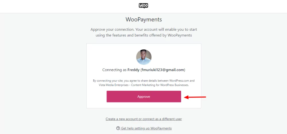 woopayments connect