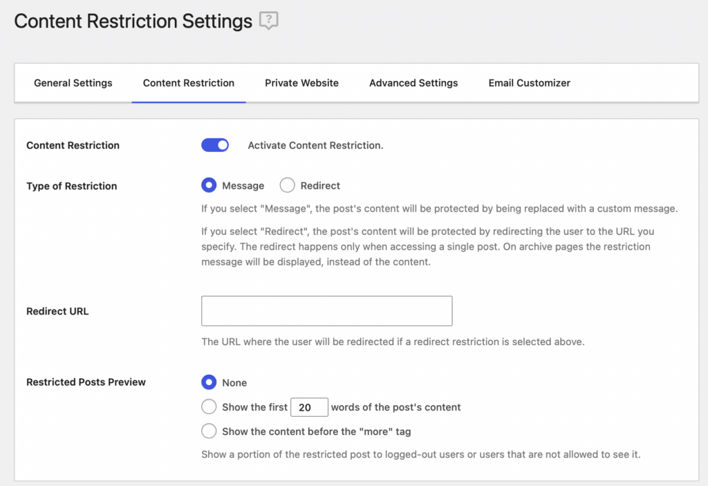 Restrict content access to support group members